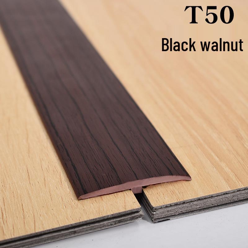 Threshold Strip, Flat Buckle: Wood Floor Finishing & Seam Edge Decorative, Glue-Free, Self-Adhesive Separator for Doorways.