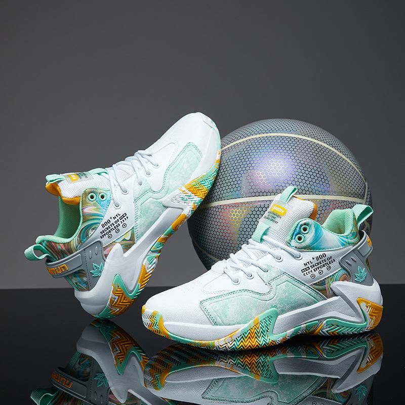 

Баскетбольні кросівки Rico Bee для великих дітей та підлітків: Нековзке, зносостійке, дихаюче спортивне взуття для осені. 35