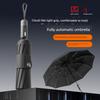 Umbrella for Men and Women, Large Size, Reinforced and Thickened, Dual-Use for Sun and Rain, Foldable, Wind-Resistant, Automatic, Suitable for