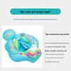 Infant Canopy Swim Ring with Raised Airbag & Sunshade