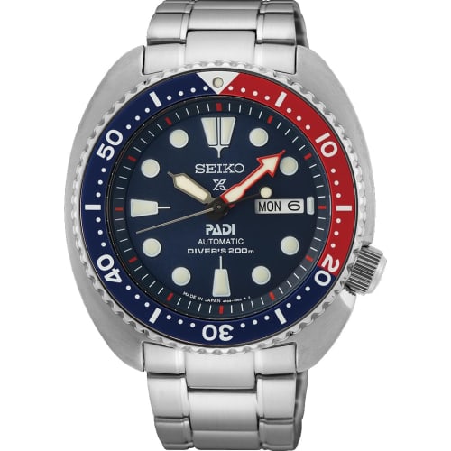 

Seiko PROSPEX Mechanical Automatic PADI Special Edition Turtle Diver s Watch, 200m, SRPE99, Made in Japan, Men s, Overseas Model
