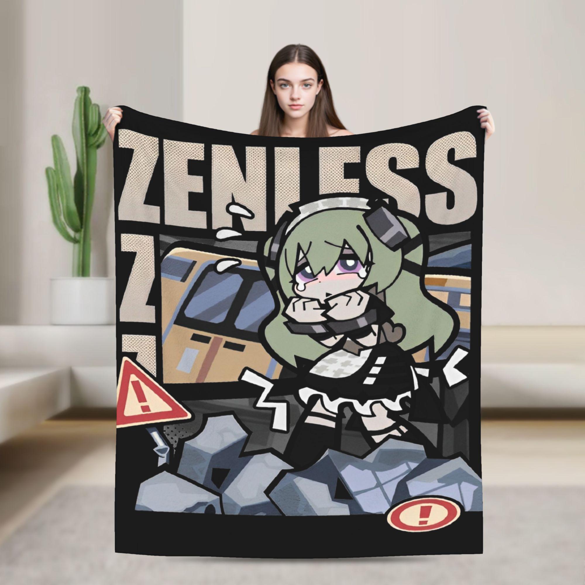 

Zenless Zone Zero ZZZ Game Blanket ARPG Role-Playing Flannel Novelty Warm Throw Blanket for Home Textile Decor Travel 75x90cm
