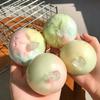 Chocolate Macaron Handmade Crunchy Ball With Burst Anti Stress Sensory Fidget Toy Cracking Ball Soft Decompression Toys Gift