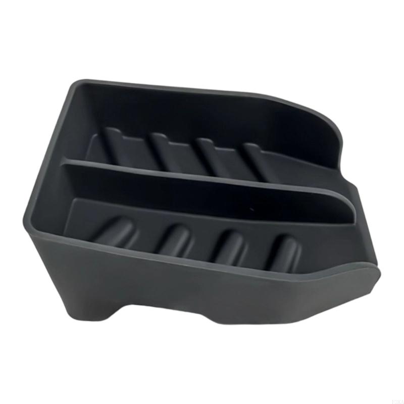 Silicone Soap Tray Dish Sponge Holder Scrubber Organizers for Kitchen And Bathroom Sink Easy To Clean And Maintain чёрный