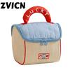 New Waterproof Travel Portable House-shaped Makeup Bag for Women - Large Capacity with Compartments & Handle
