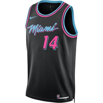 × NBA Miami Heat FW25 Tyler Herro 2025-26 Edición Ciudad Cuello Redondo Sin Mangas Camiseta de Baloncesto Jersey para Hombre HM5987-014