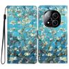 For Xiaomi Redmi Note 14 Pro+ 5G Case PU Leather Wallet Phone Cover 3D Pattern Printing