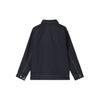 Jordan Alphabet-Aufnäher Zip-Up Stehkragen Arbeitsjacke Herren Oberbekleidung Schwarz DX0599-010