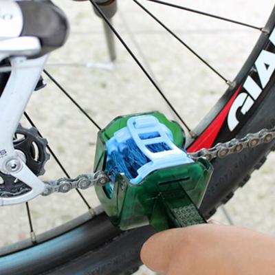 Conjunto de Ferramentas Limpador de Corrente de Bicicleta Multifuncional Kit de Lavagem de Transmissão de Ciclismo com Escovas Caixa Esfregadora para Cassete Roda Livre
