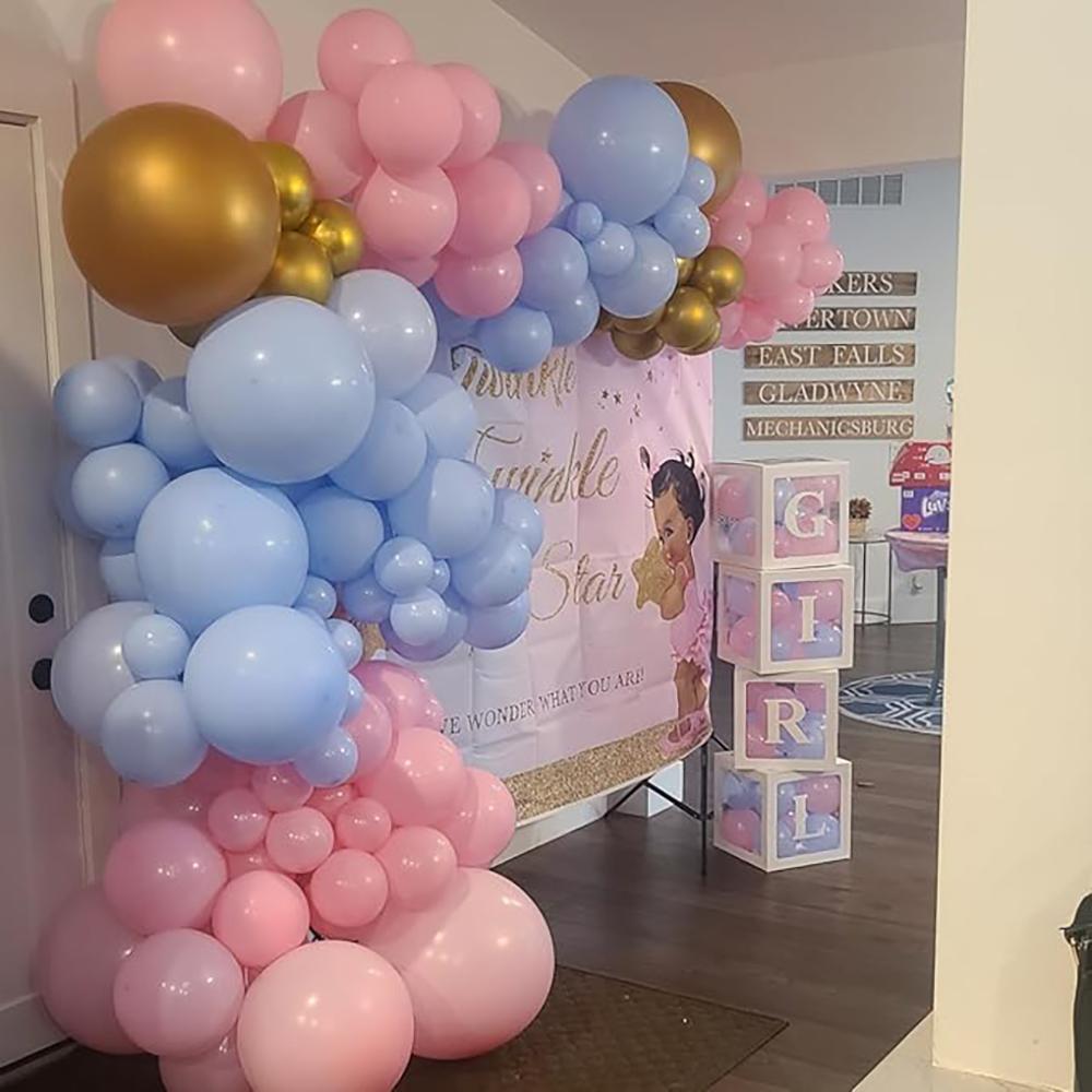 Ballons Pastel 5/10/12 pouces Rose Bébé Bleu Jaune Blanc Sable Ballons Latex Baby Shower Révélation du Sexe Décoration de Fête d'Anniversaire
