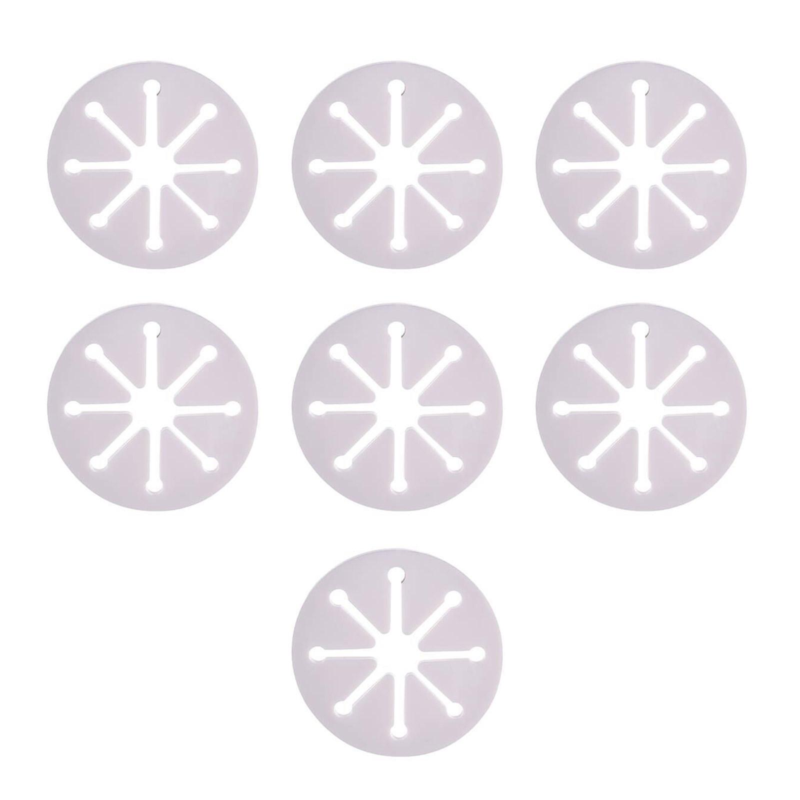 

7 шт. застежек для носков, держателей для носков, сортировочных зажимов, ПВХ, экономящих время органайзеров для носков для занятых профессионалов и семей