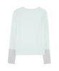 HIGH SCHOOL DISCO Dot Graphic Layered Long Sleeve_Mint