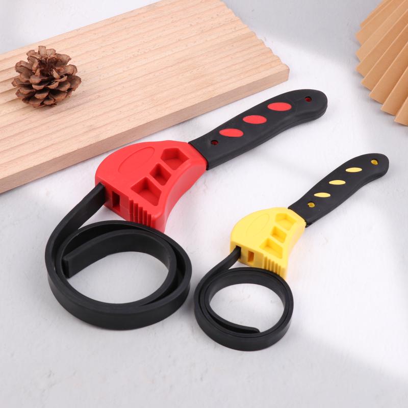 1 buc Cheie curea 6/8 inch Extractor filtru ulei Cheie curea Cheie lanț Deschizător curea, Instrument de demontare reglabil