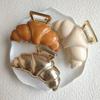 Shark Clip Croissant  Hair Grab Hair Clip Metal Shark Clip Cute Cute Bread Hair Claw  Girls