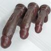 9,65" Realistisk Svart Dildo med Sugekopp, Flere Størrelser, Flytende Silikon, G-punkt- og Analsimulering for Par, Håndfri Lek