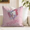 Keroro Gunsou Frog Cushion Cover Eco Linen Pillow Case DoubleSided Print Breathable Durable Zipper Home Decor Gift