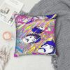 Beatled Music Pillow Cover  Comfy Cushion Cover Retro Trendy Pillow Case For Living Room Sofa