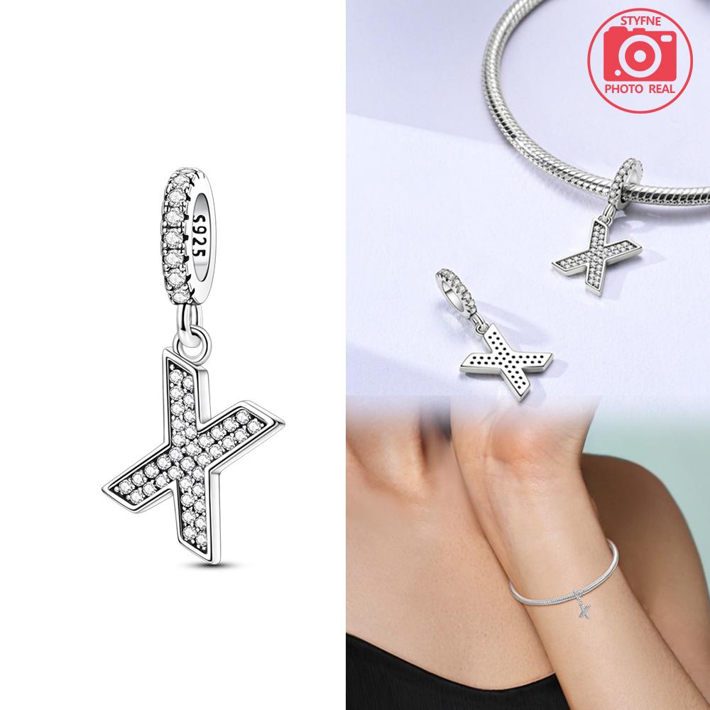 Sparkling Full Monogram Pendant Copper Colors For Charms Copper Colors Original Bracelet For Jewelry Making