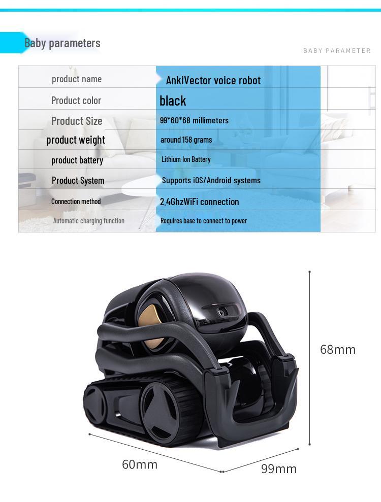 Vector2.0 Smart Pet Robot: AI-Powered Emotional Companion and Interactive Toy for Children