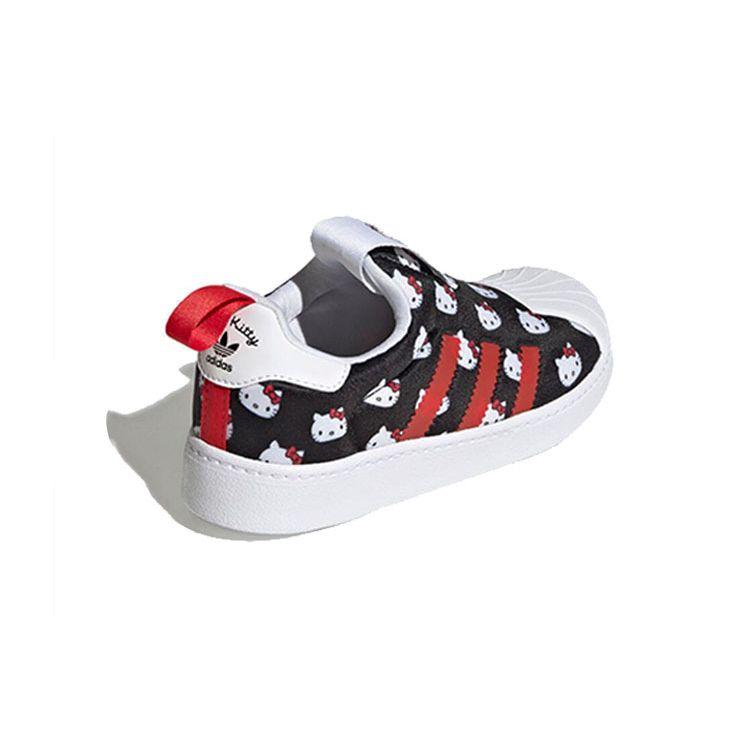 Hello Kitty X Adidas Superstar 360 J Allover Print Kids Sneakers Black Cloud-White Core-Black GY9212