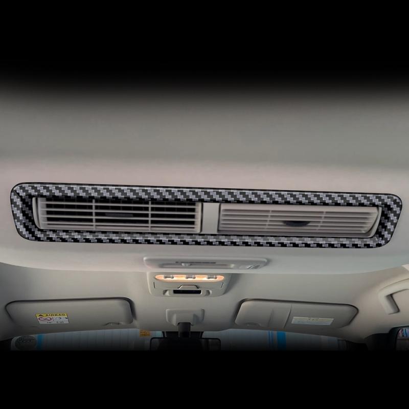 For Mitsubishi Delica MINI 2024 ABS carbonfiber interior Accessories Roof readlamp air conditions outlet door handle cover