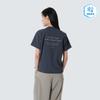 Synthech Women's Lettering Short Sleeve T-shirt Vintage Blue (S26MWSTS33)