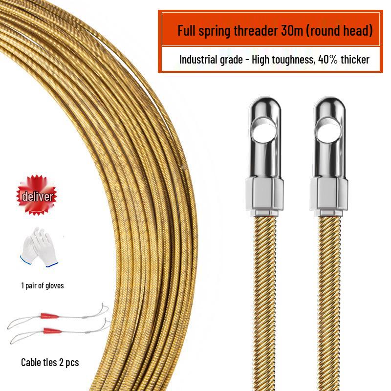 Spring Electrician Wire Threading Steel Leader