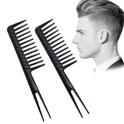 Hairdressing Comb Professional Multifunctional Wide Application Black Retro Lifespan Beauty Versatile Long Accessory Plastic Oil Head Comb