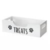 Practical Wooden Dog Treat Container Creative Dog Food Storage Holder Snack Storage Box  Pet Supply