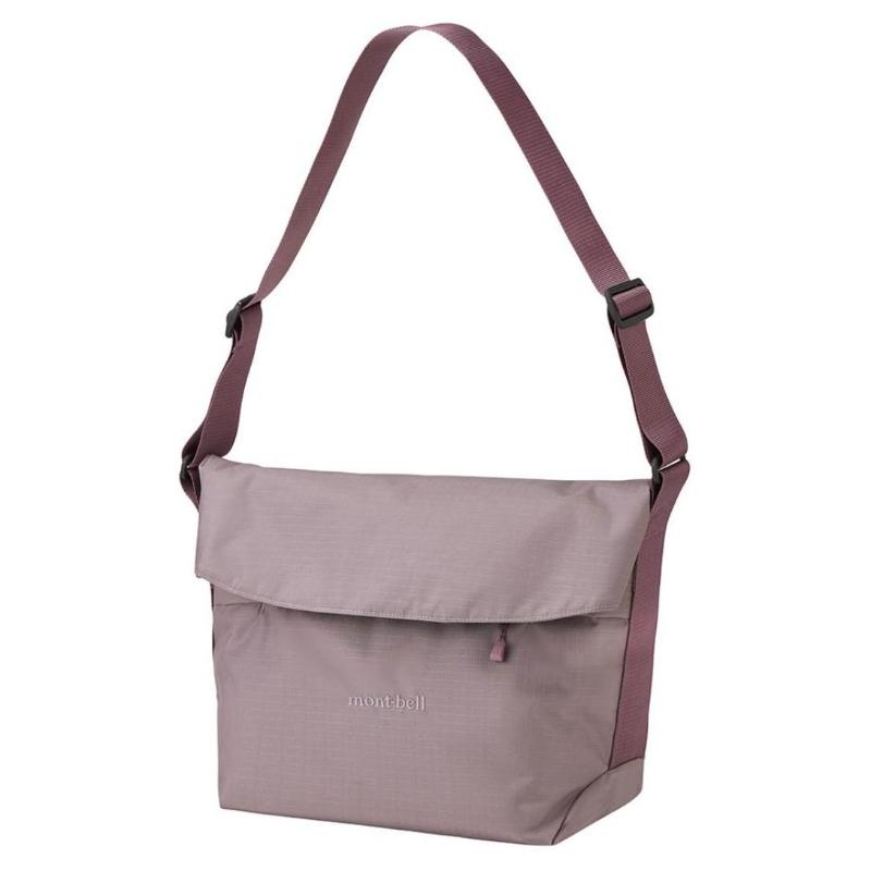 

Сумка кроссбоди MONTBELL 14 л с регулируемым ремнем, нейлон, бледно-пурпурный, серый, унисекс, парный стиль