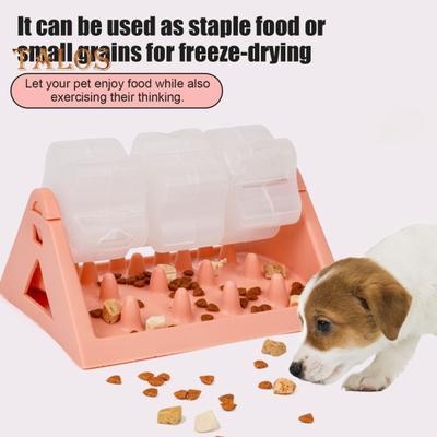Rolling Food Leakage Toy Interactive Dog Treat Dispensing Toy Puzzle Slow Feeder Pet Bowl for Cat Puppy Training Bored Relief