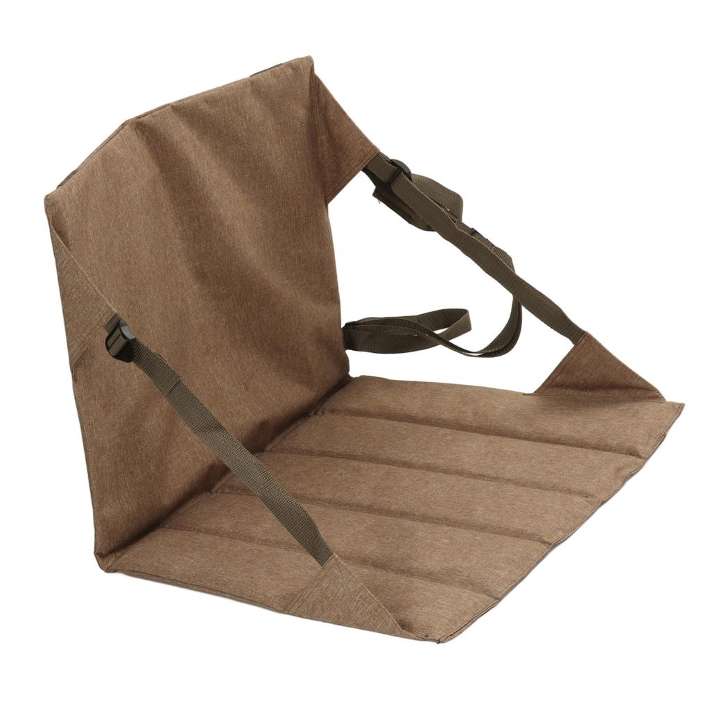 Folding Stadium Cushion 600D Oxford Cloth with Backrest Portable Stadium Seats for Outdoor Camping