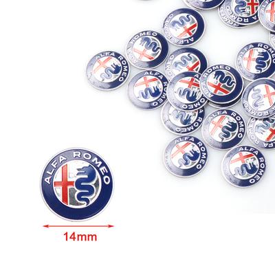 5/10 Pièces Autocollant Coque Clé de Voiture Autocollant pour Télécommande de Clé de Voiture Pièces Automobiles Pour Sportiva 156 Stelvio Giulia Giulietta