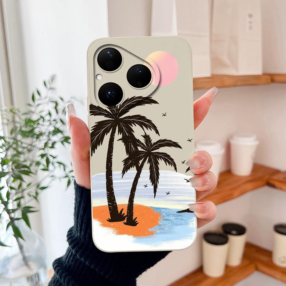 For Huawei Pura 80 Pro Plus Ultra 5G Phone Case Simple Design Cute Shell For Huawei Pura80 Full Protection Shockproof Soft Funda