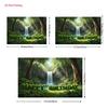 2D Forest Waterfall Happy Birthday Backdrop Jungle Greenery Party Photography Background Banner