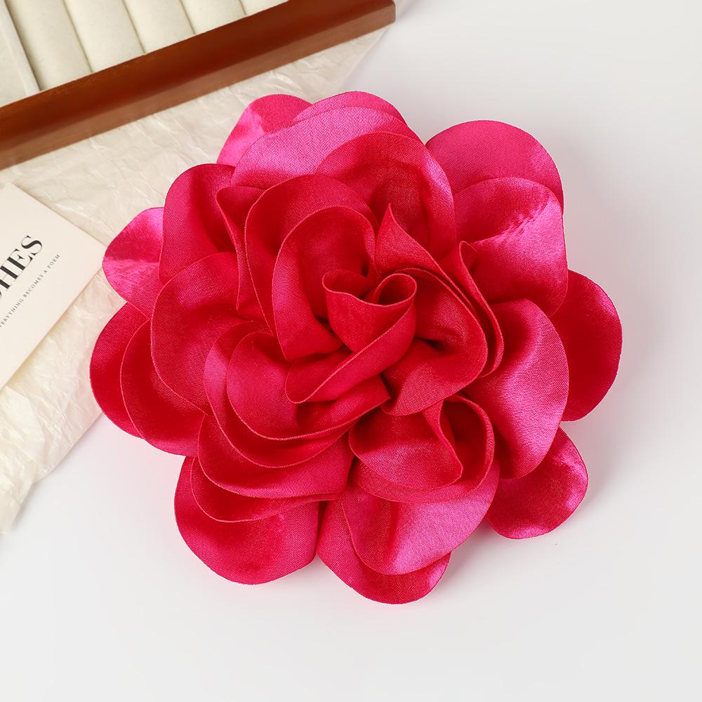 

Vibrant Ethnic Tie-Dye Peony Hair Clip & Brooch