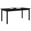 Coffee Table Black Oak Effect 100 X 50 X 45 Cm Particleboard