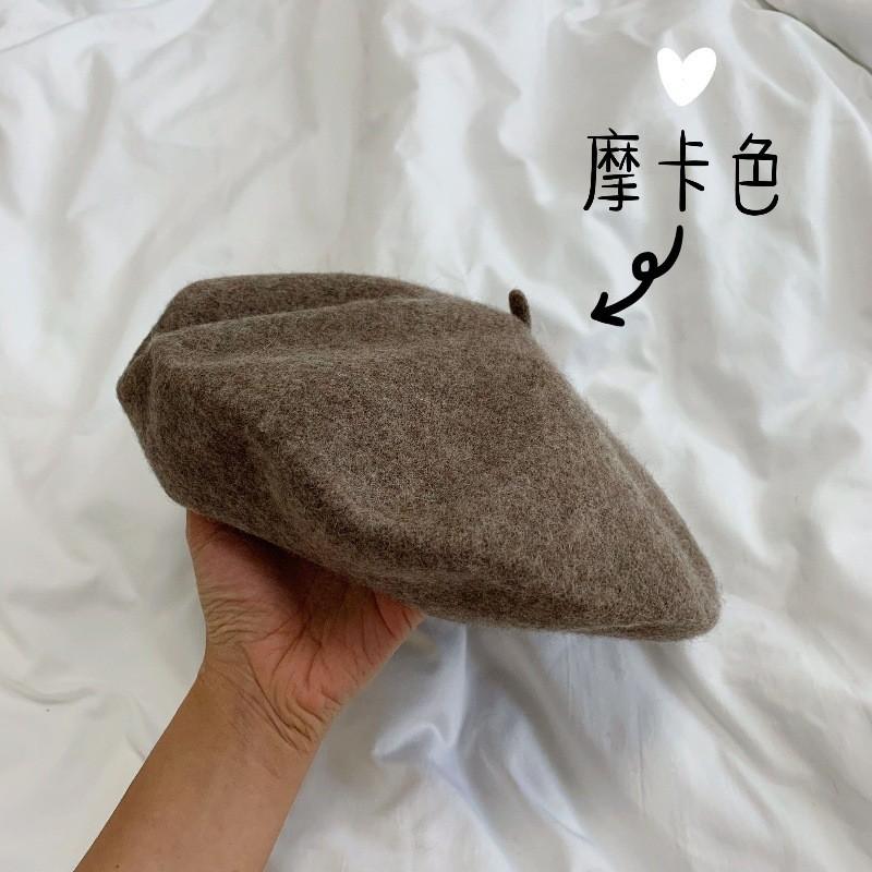 Korean Vintage Cotton Beret Hat With Breathable Design For Women Summer Style