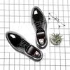 Pointed Toe Men Shoes Casual Black Business Formal Shoes Oxford Shoes Designer Men Driving Shoes Mens Moccasins