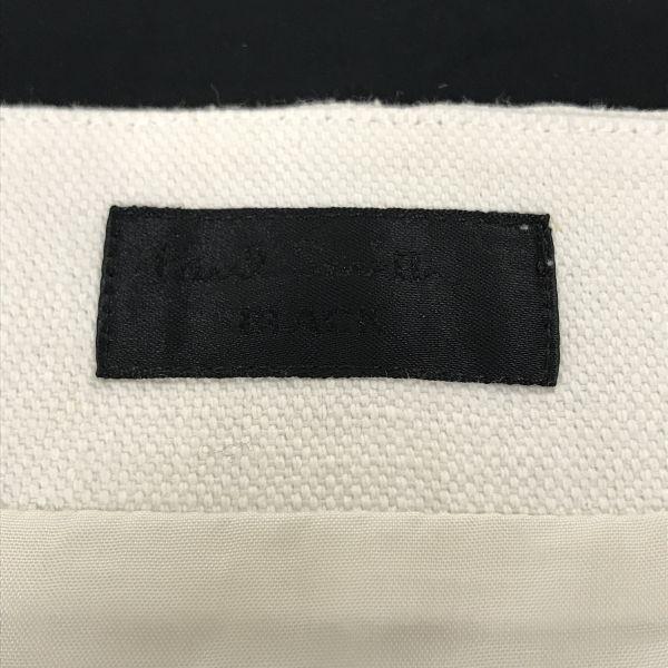 Paul Smith Czarna Marynarka z Mieszanki Lnu i Plisowana Spódnica Wczesny Letni Garnitur Damski M-L Biały(UŻYWANY)