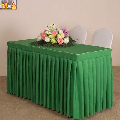 Grote Rok Effen Kleur Rechthoekige Tafelkleden Meerkleurig Grote Rok Tafelkleed Stof Anti-slip Tafelhoes Met plooien 60x60cm