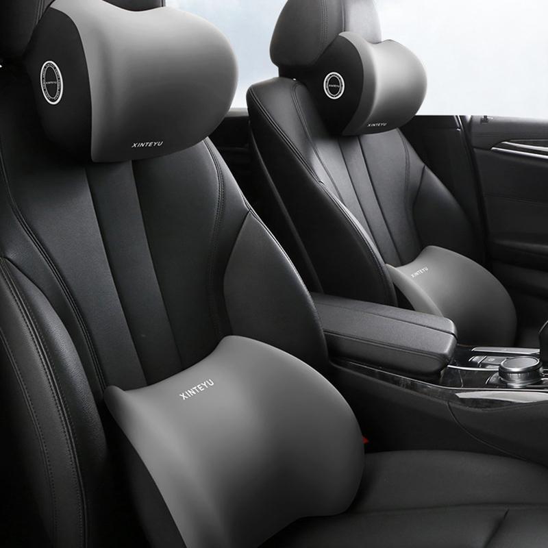 Auto Hoofdsteun/Lendensteun Auto Nek Kussen Taille Kussen Bestuurdersstoel Rugleuning Auto Kussen Rijden Lendensteun Taille Ondersteuning