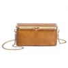 New European and American fashion chain bag women's shoulder messenger bag leather multi-functional gold storage bag large capacity