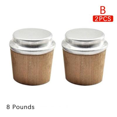 2Pcs Wood Thermos Stopper Sealed Safe Durable Vacum Flask'S Cork Plug Lid Cap