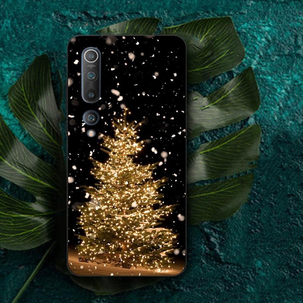 Merry Christmas Deer Tree Lights Phone Case For Redmi Note 4 X 5 A 6 7 8 T 9 9S 10 11 11S 11Epro Poco M3 Pro