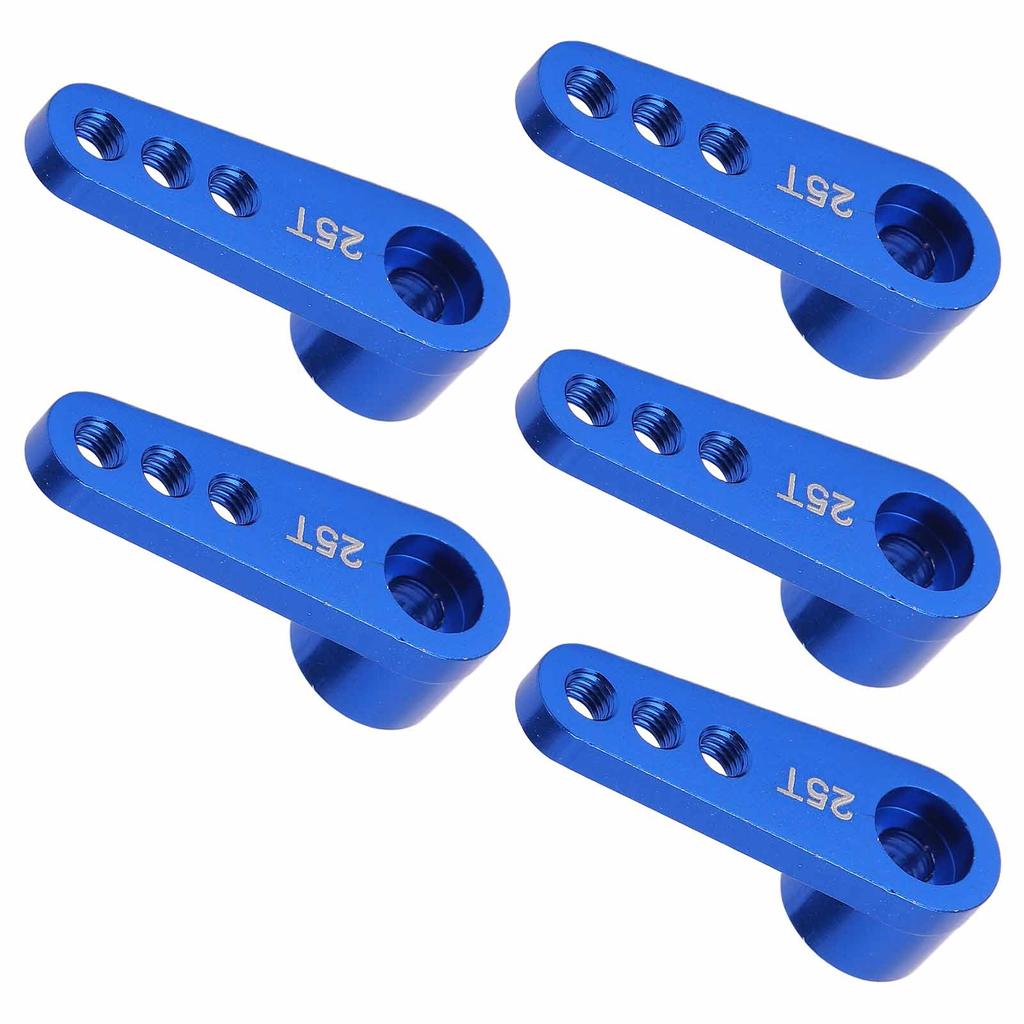 5 Stück 25T Servohebel Aluminiumlegierung Lenkservoarme Blau für 02073 996R MG946R E9001