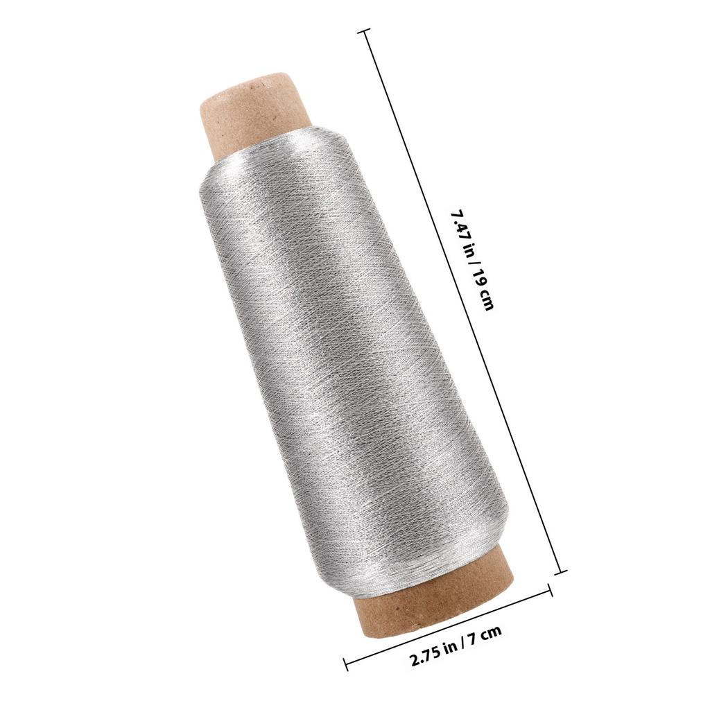 Gold Metallic Machine Embroidery Thread 5000 Yards Spool Sewing Thread 150D Polyester High Use 5000 Yards Spool