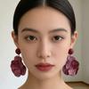 Elegant Flower Earrings Women Pendant Earrings Comfortable Wear Ear Jewelry Suitable for Daily and Formal Occasions Wear