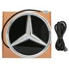 Car Front Grill Emblem Star Badge 3D Mirror OE Style Flat Surface For Mercedes Benz W245 W204 X204 B180 B200 B250 C280 C300 C350