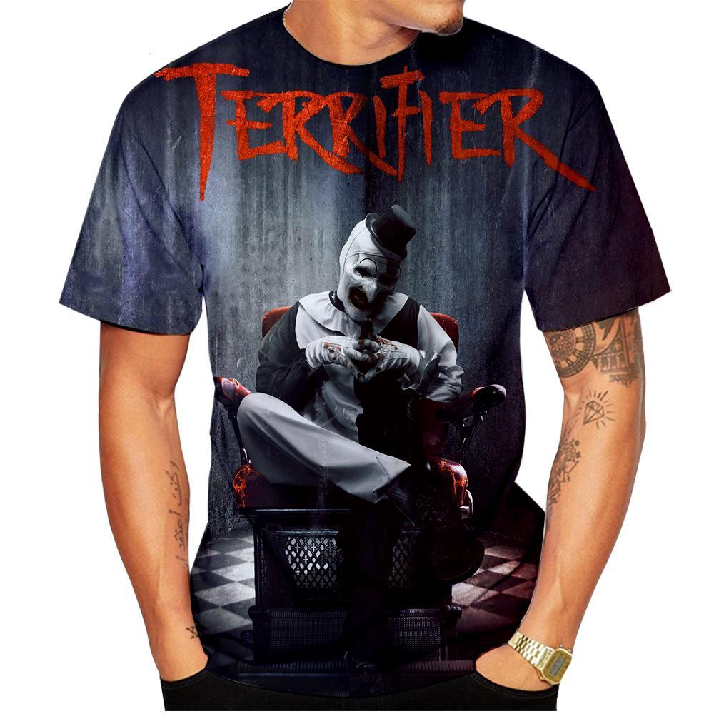 Hot Sale Classic Movie Terrifier Print  Fashion Casual American  Movie Poster Design  Adults Surf
